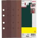 Bosch 25-delige schuurbladenset - voor vlakschuurmachine - spansysteem - 93 x 230 mm - korrel 60