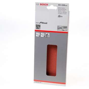 Bosch Schuurvel wood and paint 93 x 230mm K180 blister van 10 vellen