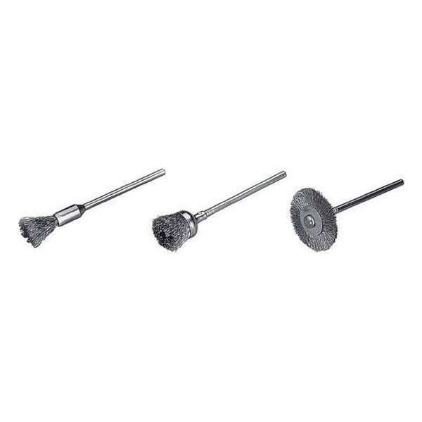 Wolfcraft Staaldraad-miniborstelset 3-delig 2114000 3 stuk(s) Wolfcraft Staaldraad-miniborstelset 3-delig 2114000 3 stuk(s)