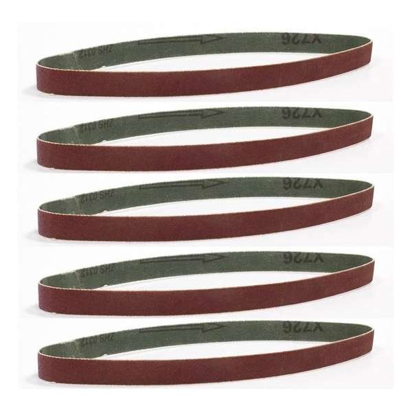 Set schuurbanden 13 mm – K40 | 5 stuks Set schuurbanden 13 mm – K40 | 5 stuks