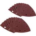Westfalia Schuurpapier Set 20 stuks voor deltaschuurmachines, korrel 80
