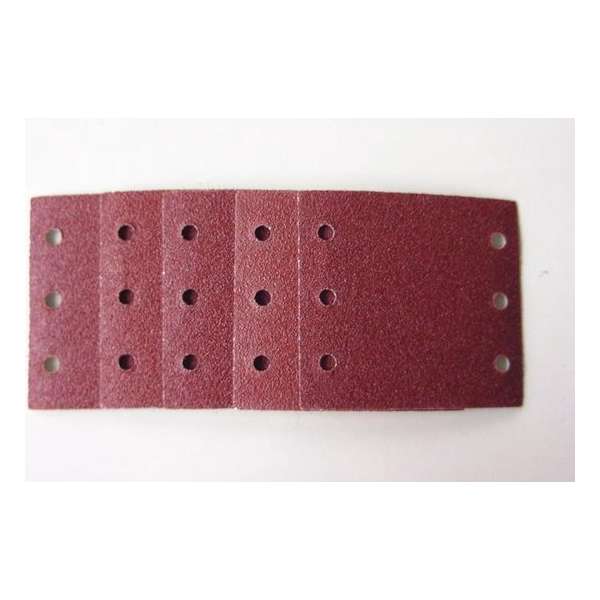 Westfalia Schuurpapier set voor vlakschuurmachine K80 110 x 100 mm 5 stuks Westfalia Schuurpapier set voor vlakschuurmachine K80 110 x 100 mm 5 stuks