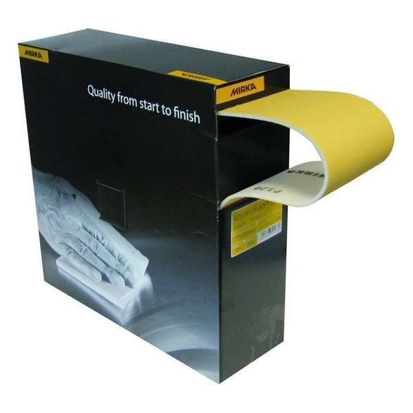 MIRKA Goldflex Soft rollen 115mm - P400 MIRKA Goldflex Soft rollen 115mm - P400