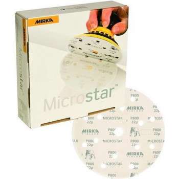 MIRKA Microstar Schuurschijven 150mm met 15 gaten - P2000