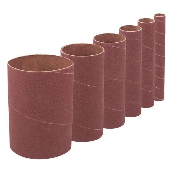 Silverline 114 mm schuurkoker, 6 pk. korrel 80