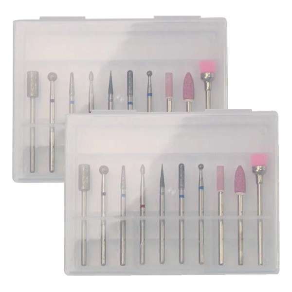 Set van 20 stuks micro freesjes voor fijn werk (nagelstyling) Set van 20 stuks micro freesjes voor fijn werk (nagelstyling)