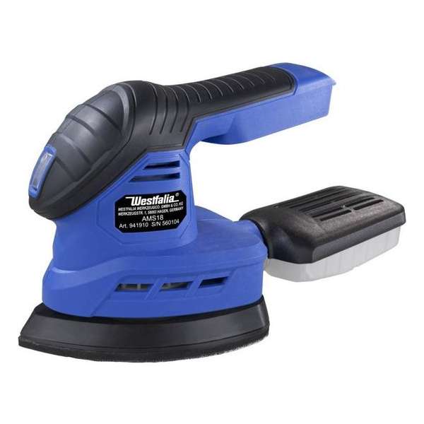 Westfalia Batterij Multi-Sander AMS18 18 Volt Li-Ion - zonder batterij en lader - Westfalia Batterij Multi-Sander AMS18 18 Volt Li-Ion - zonder batterij en lader -