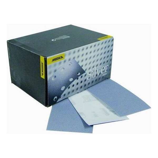 MIRKA Q-Silver Schuurstroken 70x125mm zonder gaten - P180 MIRKA Q-Silver Schuurstroken 70x125mm zonder gaten - P180