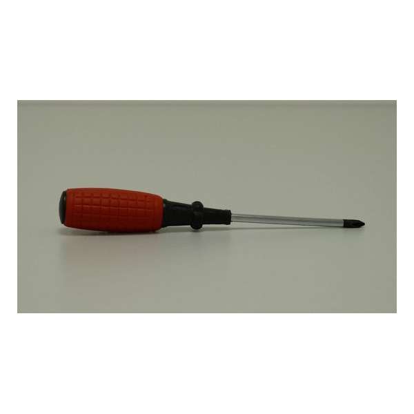 Schroevendraaier plastic handvat Hd No.2 100Mm Schroevendraaier plastic handvat Hd No.2 100Mm