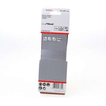 Bosch Schuurband wood and paint 75 x 457mm K60 blister van 3 banden (Prijs per 2 stuks)