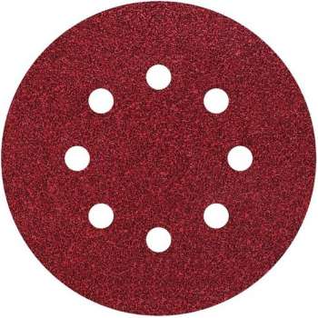 Wolfcraft 2251100 EasyFix Deltaschuurpapier - Klittenband - K120 - 125mm - Hout / Metaal (25st)