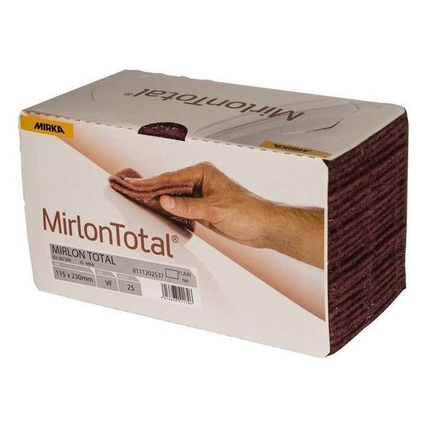 MIRKA Mirlon Total Handpads 115x230mm - MF Gold: +/- P2500 MIRKA Mirlon Total Handpads 115x230mm - MF Gold: +/- P2500