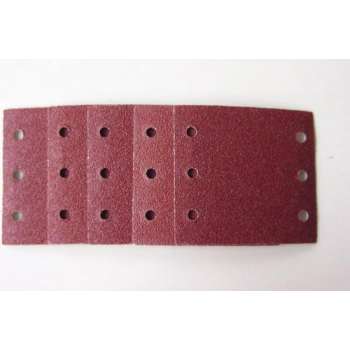 Westfalia Schuurpapier set voor vlakschuurmachine K120 110 x 100 mm 5 stuks