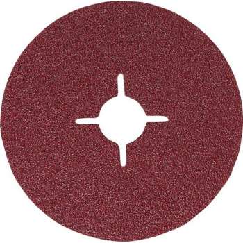 Reca Schuurschijf Vulkanfiber125 mm - K36 normale aluminiumoxide korrel (25 stuks)
