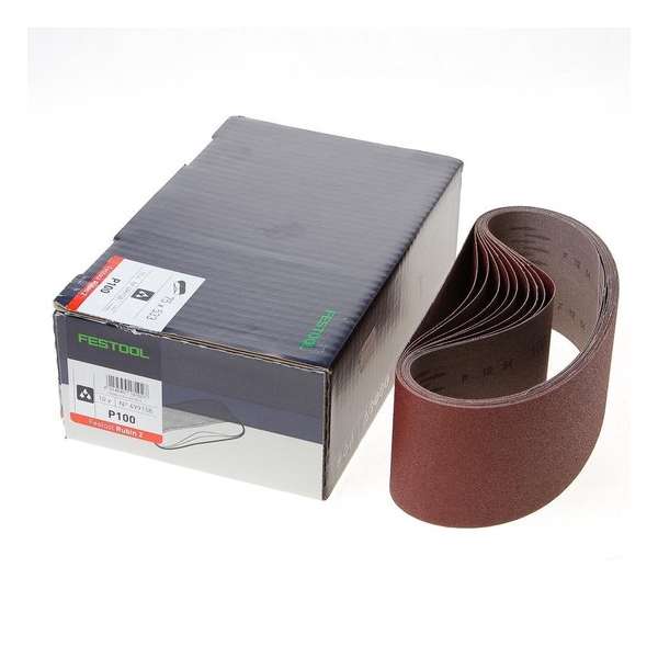 Festool Schuurband Rubin2 75 x 533mm P100 doos van 10 banden