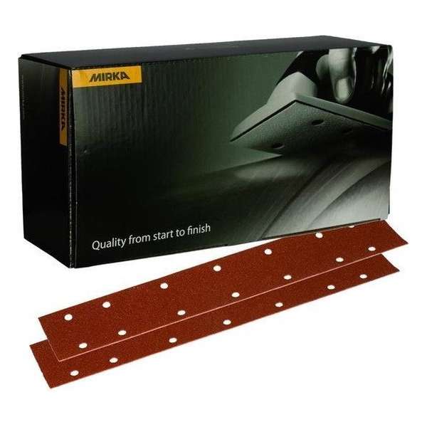 MIRKA Coarse Cut Schuurstroken 70x420mm met 14 gaten - P40 MIRKA Coarse Cut Schuurstroken 70x420mm met 14 gaten - P40