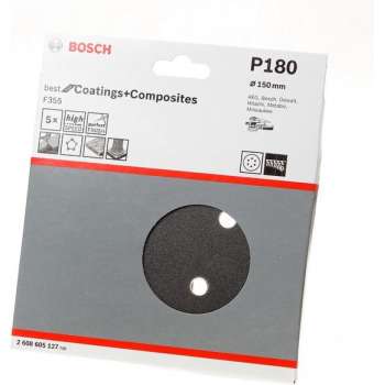 Bosch Schuurschijf coating and composites diameter 150mm K180 blister van 5 schijven