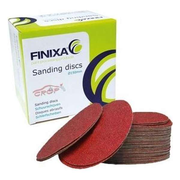 FINIXA SPDS Schuurschijven RED 150mm zonder gaten - P500 FINIXA SPDS Schuurschijven RED 150mm zonder gaten - P500