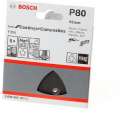 Bosch Schuurblad delta 93mm coating and composite K80 blister van 5 bladen