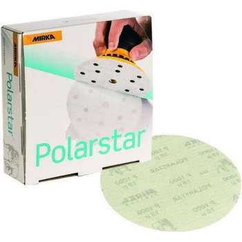 MIRKA Polarstar Micro Schuurschijven 150mm zonder gaten - P1200