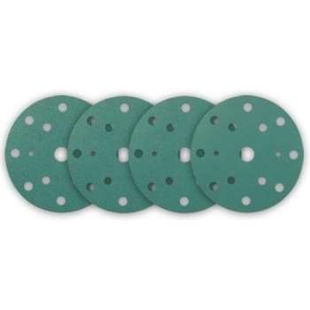 RUPES HQ400 Polyester Schuurschijven 125mm met 17 gaten P  80 / 100 stuks
