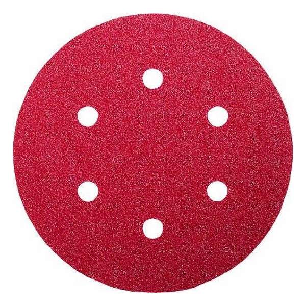 Bosch 2609256041 5 sander sanding sheets, 150 mm, K80, 6 holes Bosch 2609256041 5 sander sanding sheets, 150 mm, K80, 6 holes