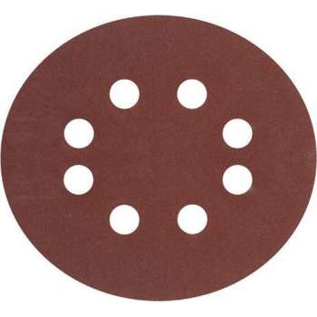 Schuurschijf Korrel 180 - Met klittenband bevestiging - 125mm - 10 stuks