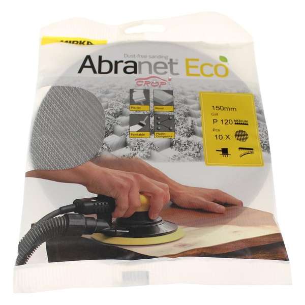 MIRKA Abranet ECO Schuurschijven 150mm *KLEINVERPAKKING* - P240 MIRKA Abranet ECO Schuurschijven 150mm *KLEINVERPAKKING* - P240