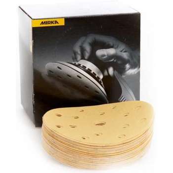 MIRKA Gold Schuurschijven 125mm met 17 gaten - P150