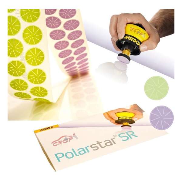 MIRKA Polarstar SR Micro Schuurschijven 32mm zonder gaten - P2500 (paars)