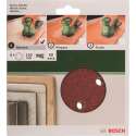 Bosch 5-delige schuurbladset voor excenterschuurmachines 150 mm geperforeerd - korrel 60
