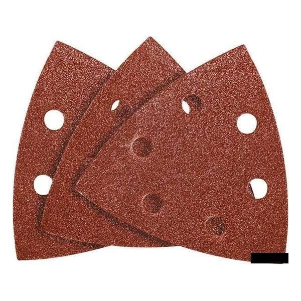 Schuurpapier DELTA K150 96x96x96mm, 5 stuks verpakking, Velcro Schuurpapier DELTA K150 96x96x96mm, 5 stuks verpakking, Velcro