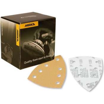 MIRKA Gold Delta Schuurpapier 100x152mm met 7 gaten - P220
