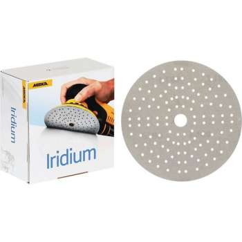 MIRKA Iridium 150mm Velcro 121 gaten P  40 - 50 st in doos