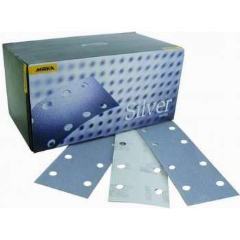 MIRKA Q-Silver Schuurstroken 70x198mm met 8 gaten - P150