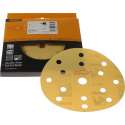MIRKA Gold DECO Schuurschijven 125mm met 17 gaten *KLEINVERPAKKING* - P100