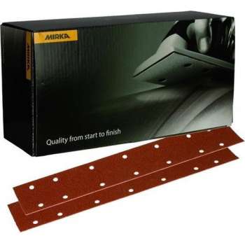 MIRKA Coarse Cut Schuurstroken 70x420mm met 14 gaten - P60