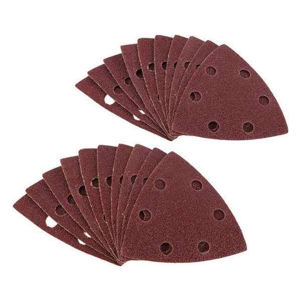 Westfalia Schuurpapier Set 20 stuks voor deltaschuurmachines, korrel 60