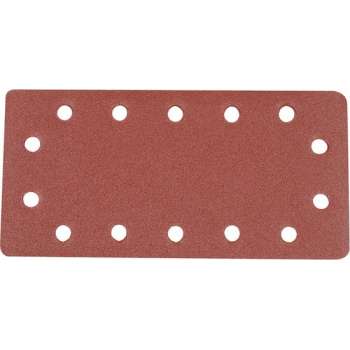 Silverline Geperforeerde klitteband schuurvellen, 10 pk.