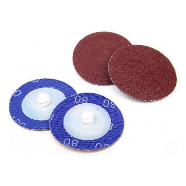 HBM 50 mm K40 schuurschijf met roll on opname HBM 50 mm K40 schuurschijf met roll on opname