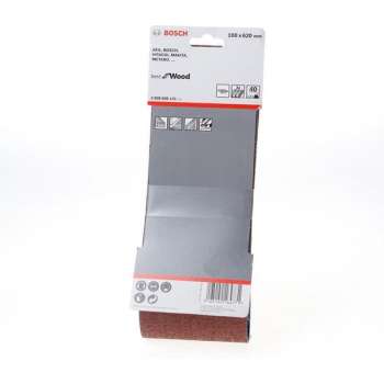 Bosch Schuurband 100 x 620mm K40 blister van 3 banden (Prijs per 2 stuks)