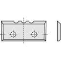 Hm messen 23 x 7 x 1,5 mm. spaanbrekers (3 groeven)