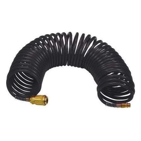 STANLEY Spiraalslang – 10 Mtr. - met snelkoppeling STANLEY Spiraalslang – 10 Mtr. - met snelkoppeling