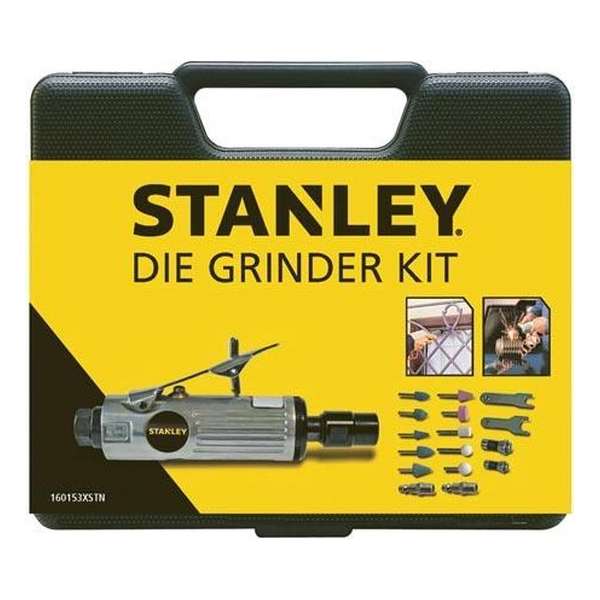 Stanley pneumatische stiftslijper + accessoires Stanley pneumatische stiftslijper + accessoires