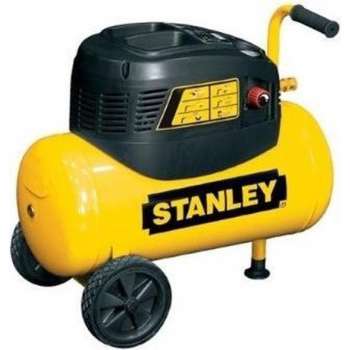 STANLEY Luchtcompressor D200/8/24 - Olievrij - Tank 24 Liter - 8 Bar