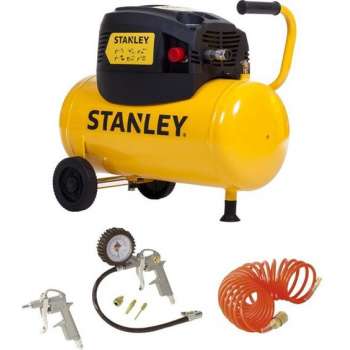 STANLEY Compressor D200/8/24 – inclusief 6-delige Accessoire set