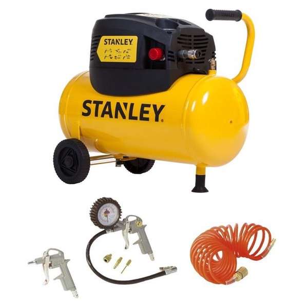 STANLEY Compressor D200/8/24 – inclusief 6-delige Accessoire set STANLEY Compressor D200/8/24 – inclusief 6-delige Accessoire set