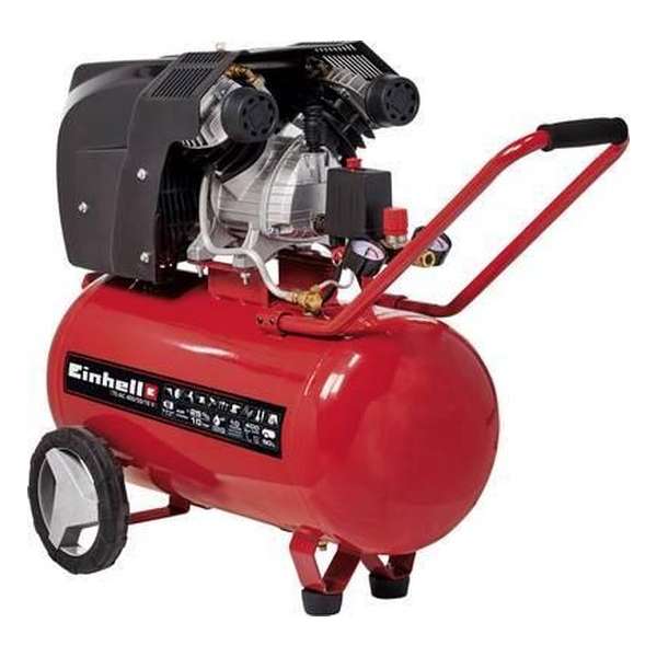 Einhell TE-AC 400/50/10 V Pneumatische compressor 50 l 10 bar Einhell TE-AC 400/50/10 V Pneumatische compressor 50 l 10 bar