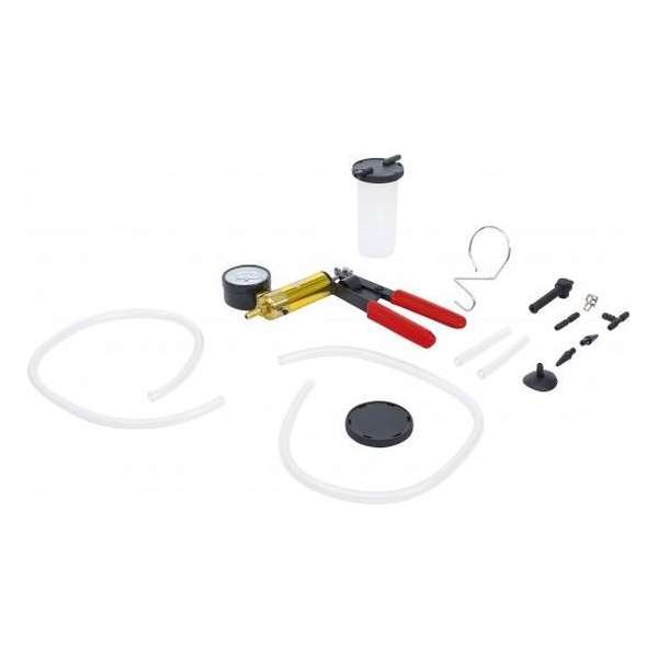 BGS Vacuümpomp en remontluchter - Multifunctionele vacuumpomp - Rood, Zwart - Maximale onderdruk 0.7 bar BGS Vacuümpomp en remontluchter - Multifunctionele vacuumpomp - Rood, Zwart - Maximale onderdruk 0.7 bar