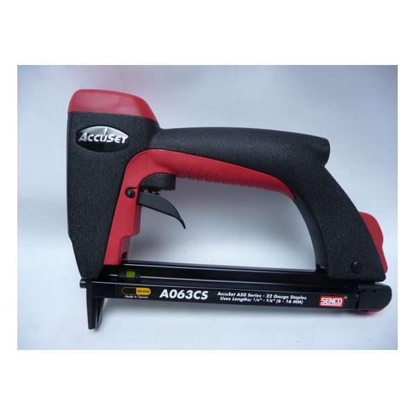 Senco accuset A063CS Stoffeer tacker nietjes tot 16 mm Senco accuset A063CS Stoffeer tacker nietjes tot 16 mm